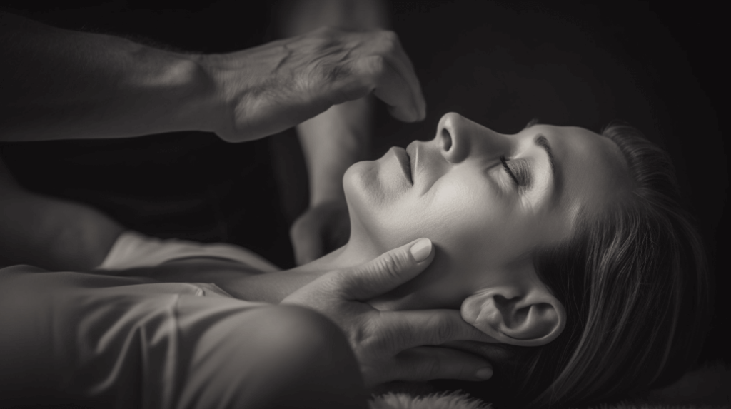 Myofascial release therapy session