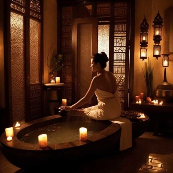 Oriental massage spa