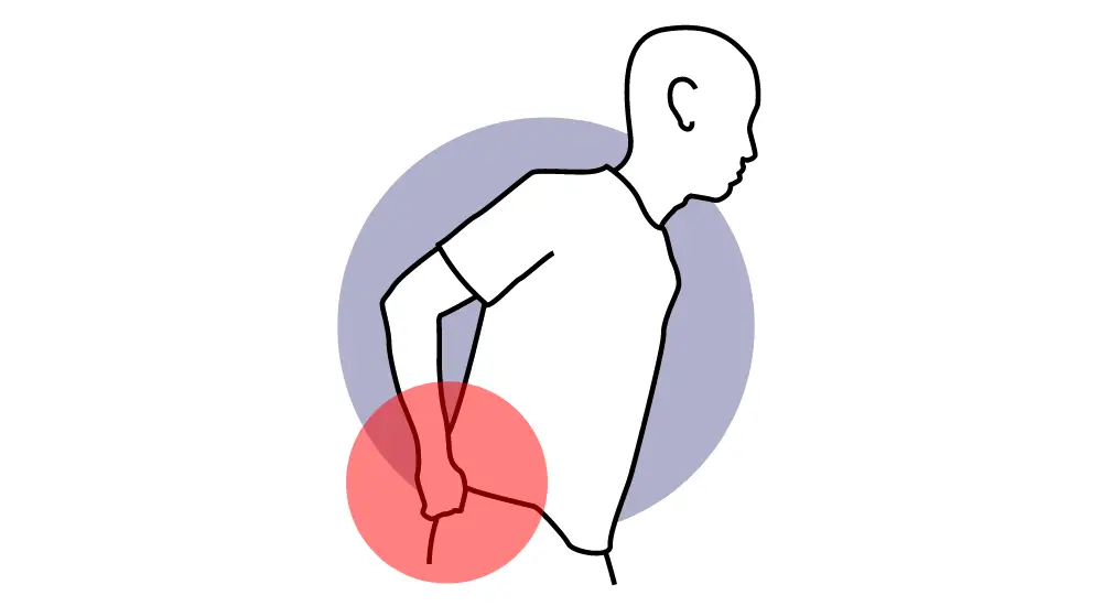 Hip pain - illustration