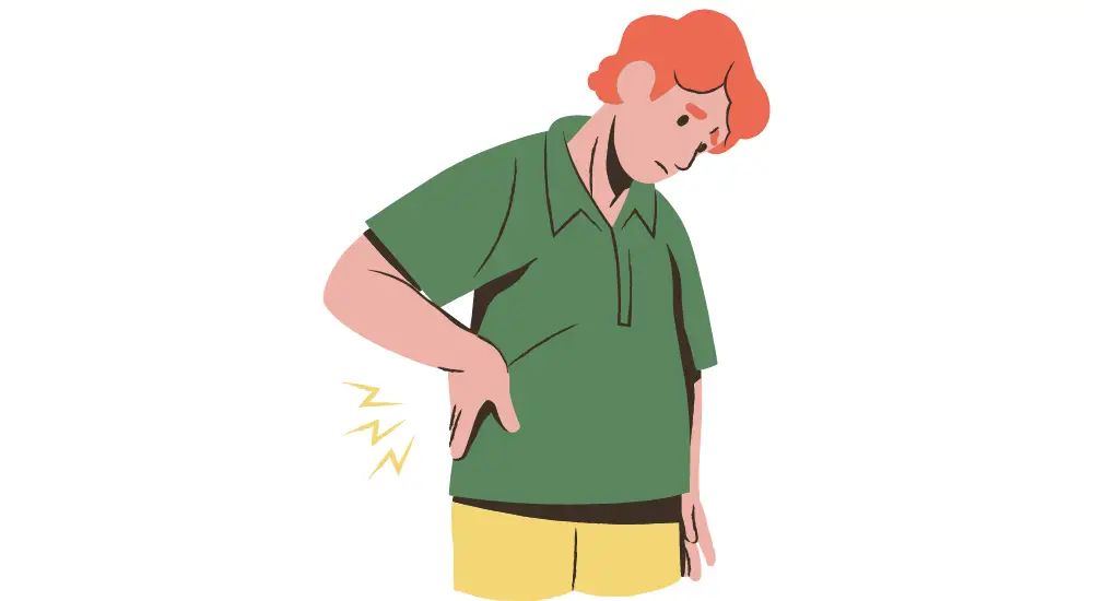 hip pain when walking - illustration