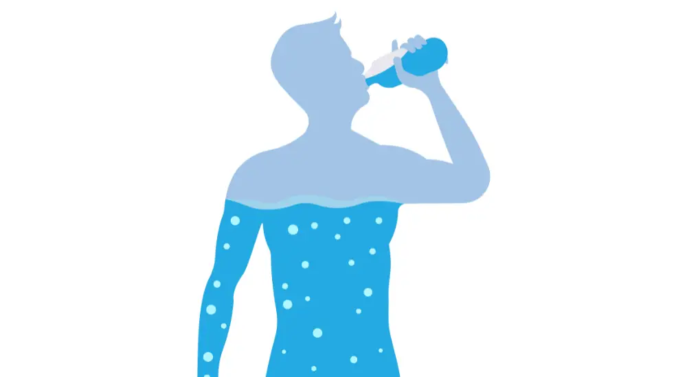 staying hydrated - illustration