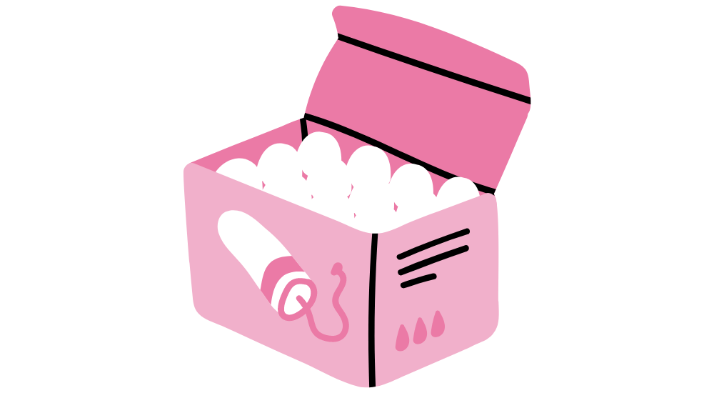 box of tampons